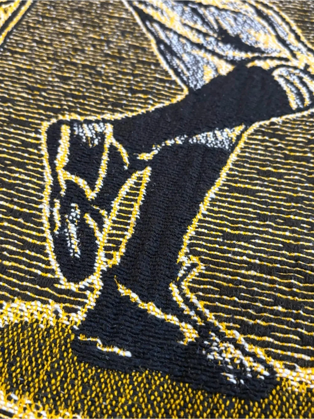 Vintage San Diego Padres Woven Blanket 88x70 Large Tapestry Wall Hanging MLB